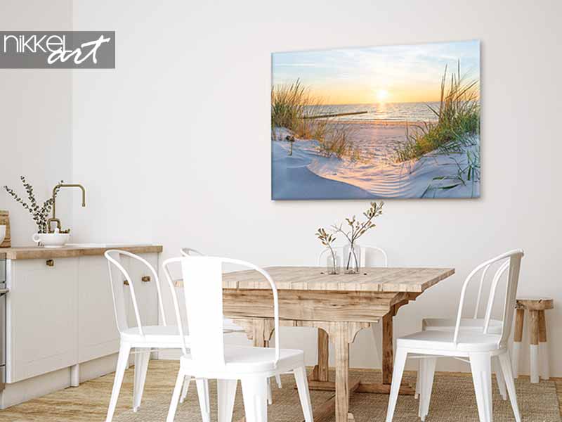 Canvas prints Sonnenuntergang an der Ostsee