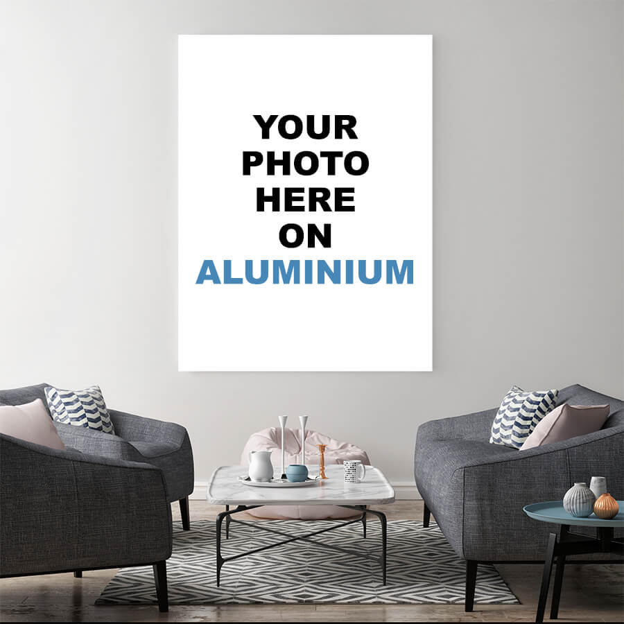 Your photo on aluminium print